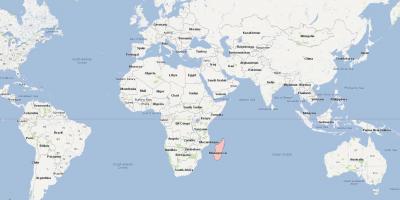 Zemljevid Madagaskar zemljevid lokacije